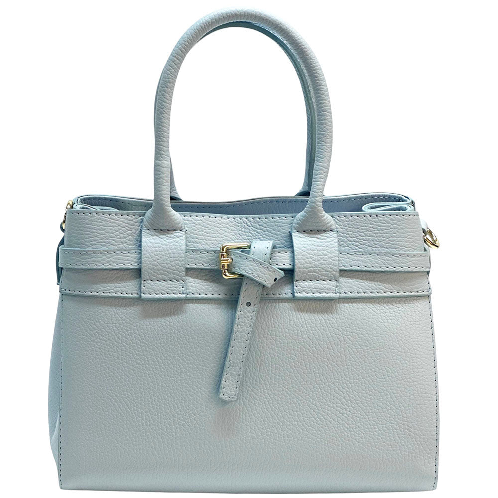 Voyage Structured Italian Cow Leather Bag - Leather Italiano