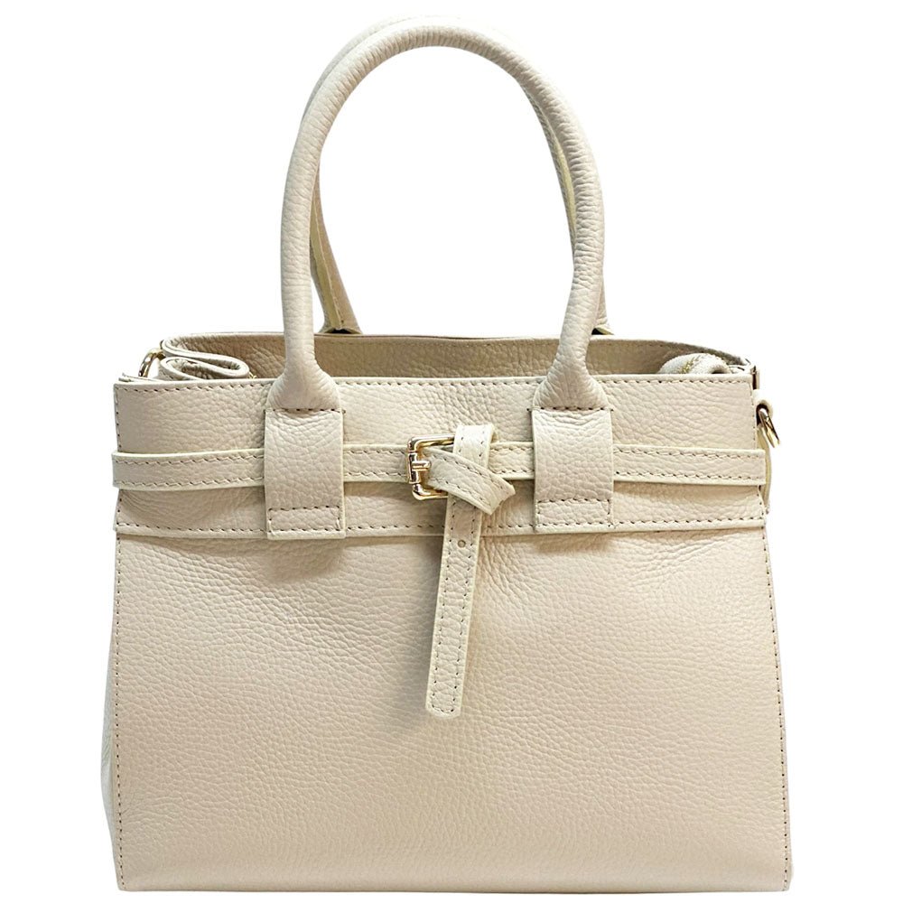 Voyage Structured Italian Cow Leather Bag - Leather Italiano