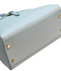 Voyage Structured Italian Cow Leather Bag - Leather Italiano