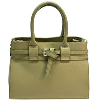 Voyage Structured Italian Cow Leather Bag - Leather Italiano