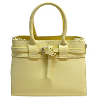 Voyage Structured Italian Cow Leather Bag - Leather Italiano