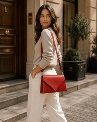 Yuri Leather Shoulder Bag - Leather Italiano