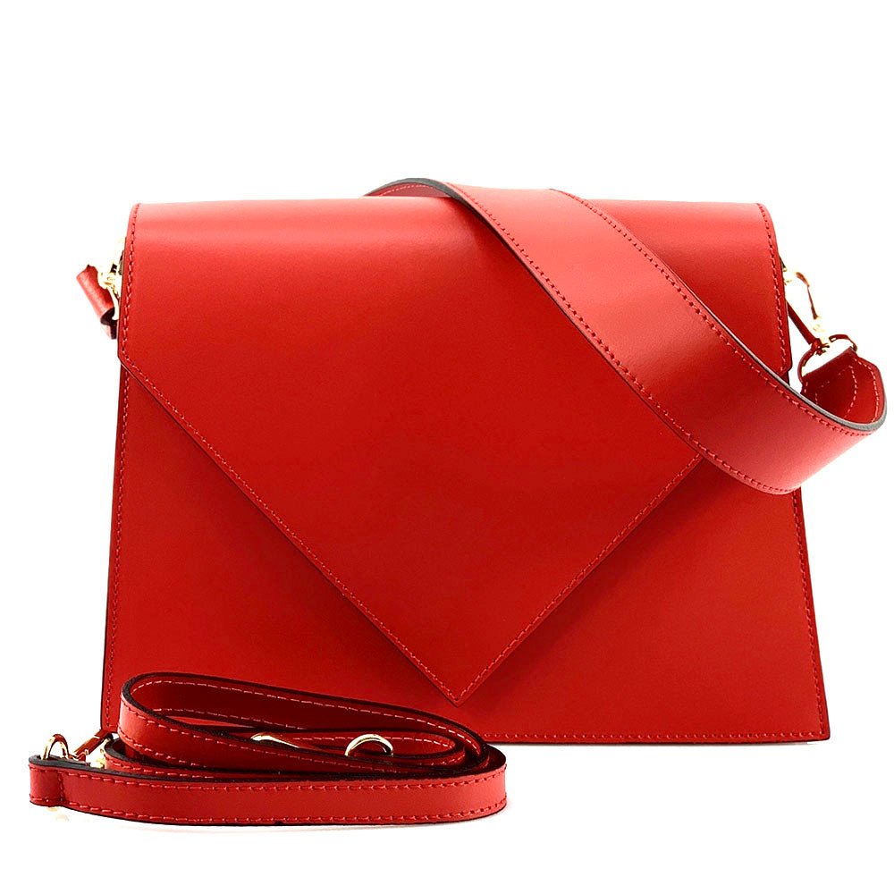 Yuri Leather Shoulder Bag - Leather Italiano