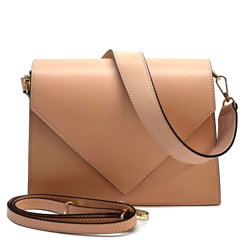 Yuri Leather Shoulder Bag - Leather Italiano