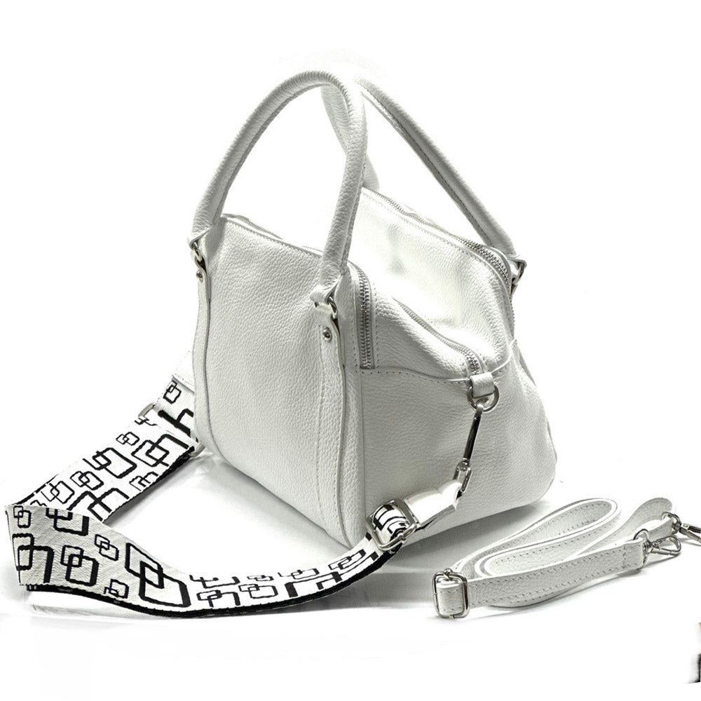 Maica Leather Boston Bag-6