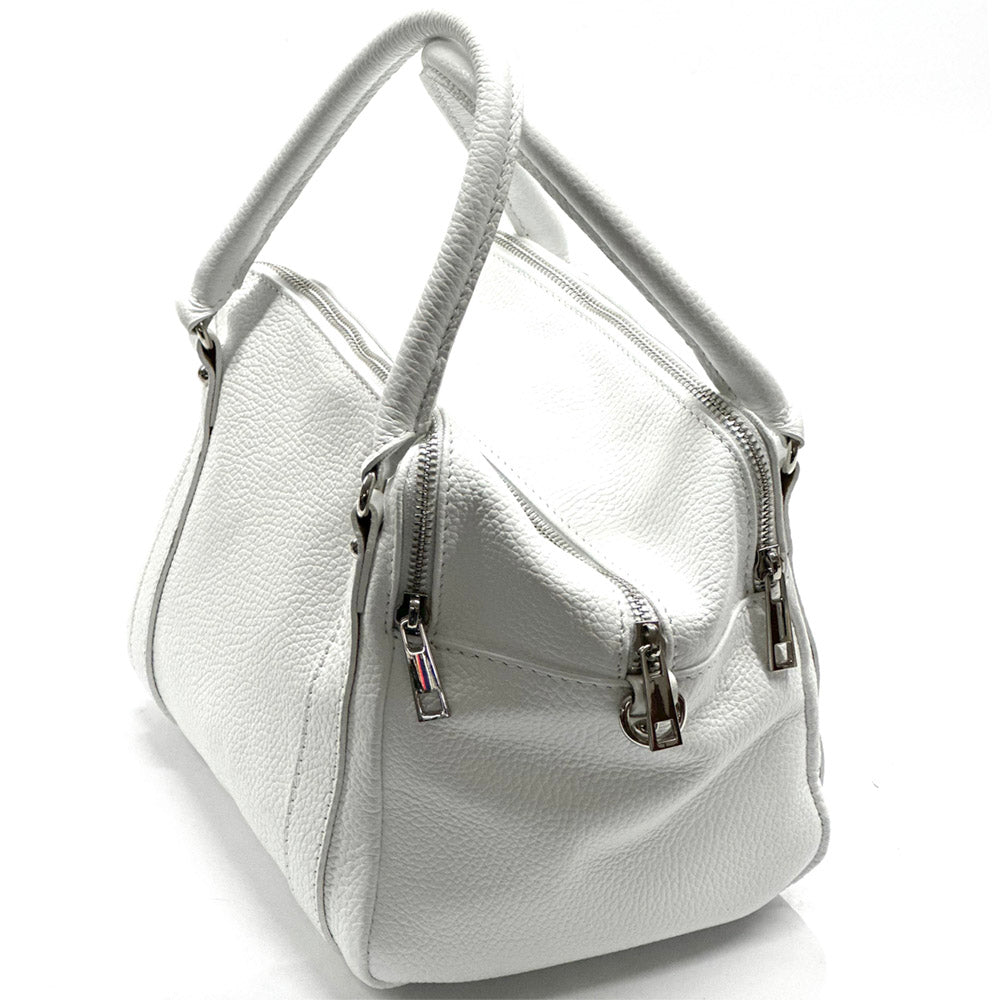 Maica Leather Boston Bag-8