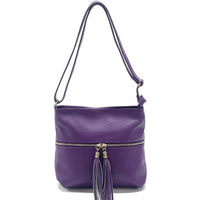 BE FREE Soft Leather Crossbody Bag - Premium Italian Calfskin - Leather Italiano