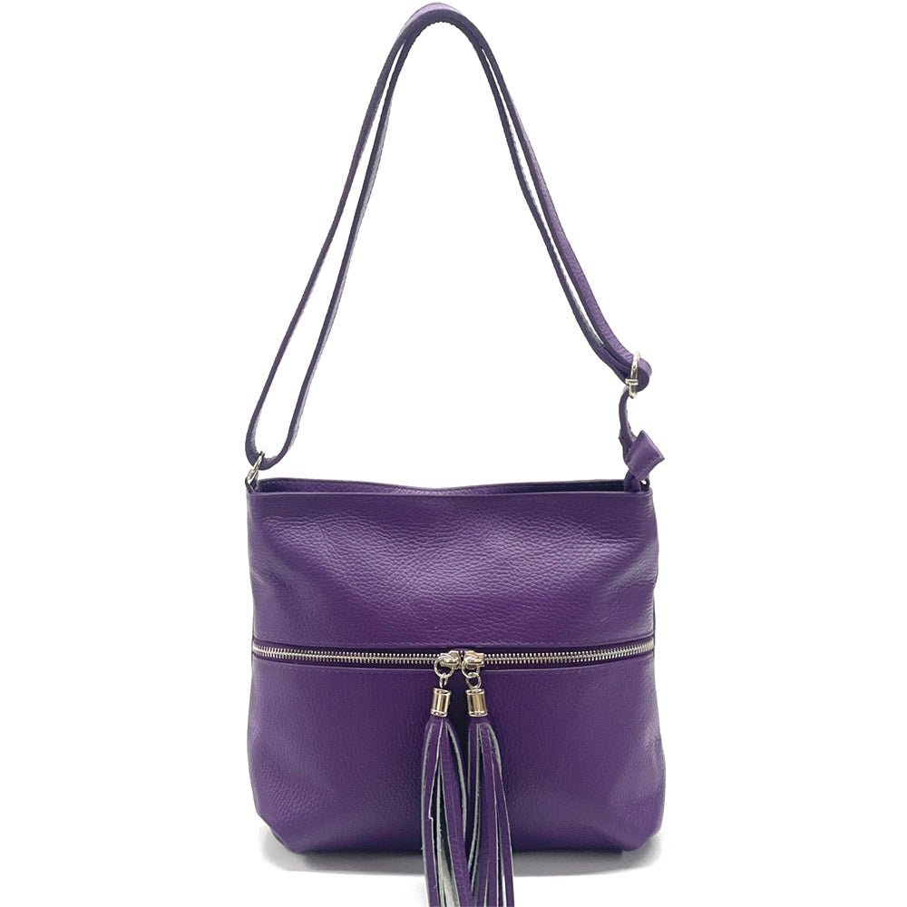 BE FREE Soft Leather Crossbody Bag - Premium Italian Calfskin - Leather Italiano