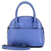 Florentine Leather Bowling Bag: Compact & Versatile - Leather Italiano