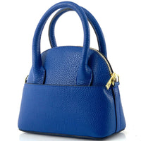 Florentine Leather Bowling Bag: Compact & Versatile - Leather Italiano
