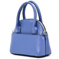 Florentine Leather Bowling Bag: Compact & Versatile - Leather Italiano