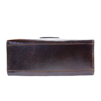 Floriana leather Handbag - Leather Italiano