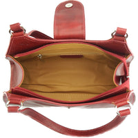 Floriana leather Handbag - Leather Italiano