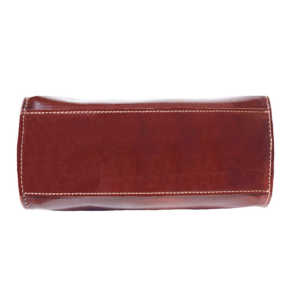 Floriana leather Handbag - Leather Italiano