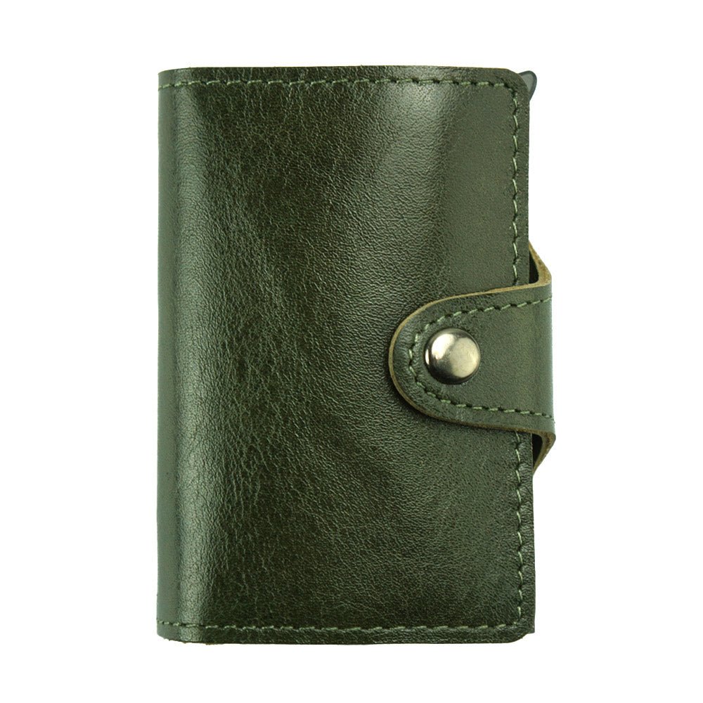 Italian Leather Card Holder Wallet Online - Elia - Leather Italiano