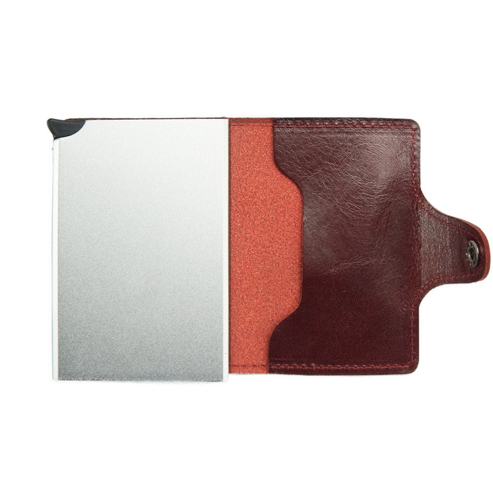 Italian Leather Card Holder Wallet Online - Elia - Leather Italiano