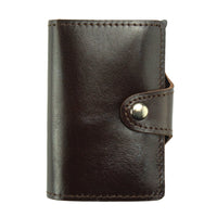 Italian Leather Card Holder Wallet Online - Elia - Leather Italiano